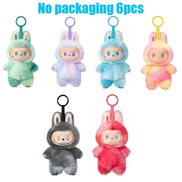 New Pop Mart The First Second And Third Labubu Blind Box Heart Beat Series Doll Cloth Car Interior Decor Pendant Toy Gifts - Image 16