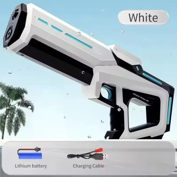 Kids Cool Outdoor Shooting Game Plastic Electric Squirt Gun Toys Water Automatic Children Summer Water Pistols Toy with Battery - Image 11