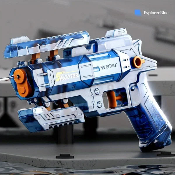 Manual Water Gun for Kids Deformable Durable Plastic Watergun Summer Outdoor Interactive Water Blaster Toys For Pool Beach Party - Image 9