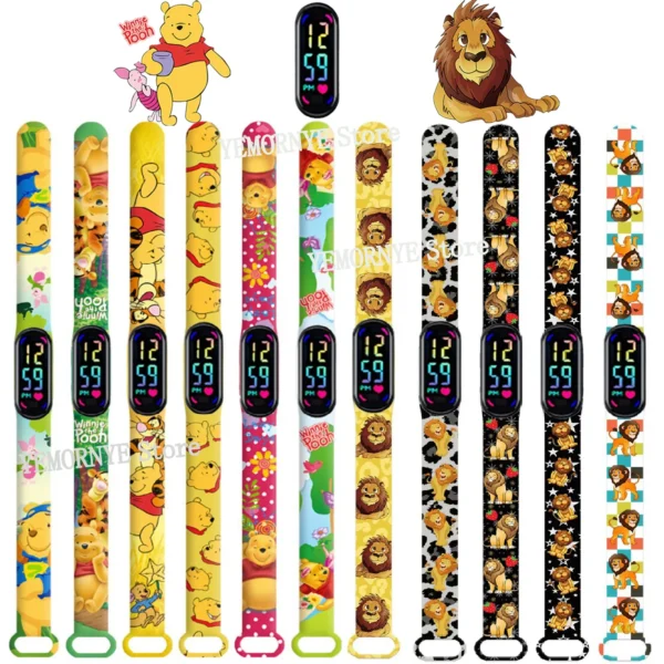 12PCS Stitch Children Watches Girls Waterproof Sport Touch Screen Watch for Women Waterproof Digital Clock Bracelet Gifts Toys - Image 32