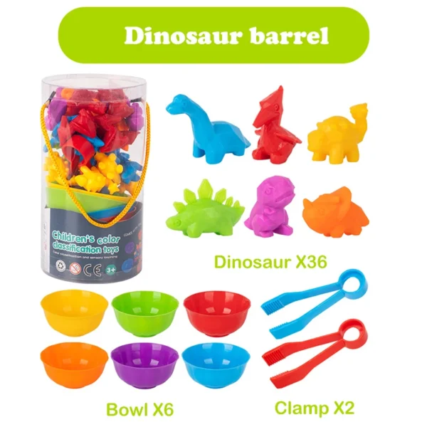 Animal series children's early education enlightenment counting toys teaching aids family cognitive classification toys - Image 9