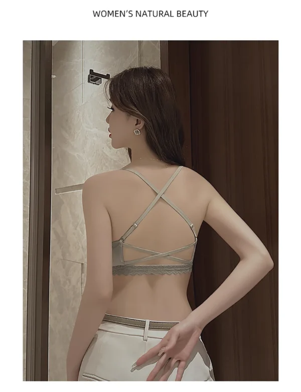 Girls Elegant Front-Closing Padded Bra Comfortable and Supportive Choice for Small Busts Enhancing Natural Beauty Underwears - Image 20