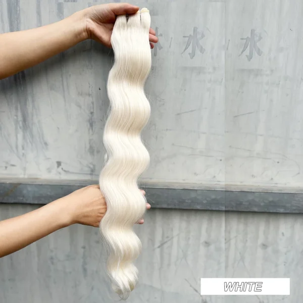30Inches Colored M618 Ombre Highlight Piano Blond 27/613  Body Wave 200g Synthetic Hair Weave Bundles Soft Human-Like Extension - Image 23