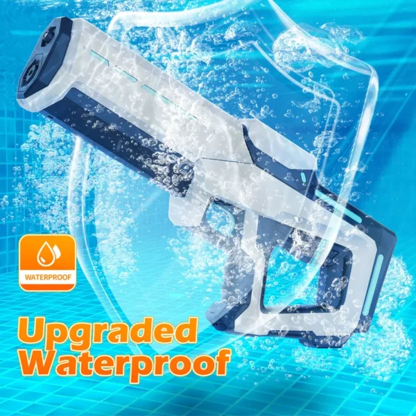 Kids Cool Outdoor Shooting Game Plastic Electric Squirt Gun Toys Water Automatic Children Summer Water Pistols Toy with Battery - Image 4