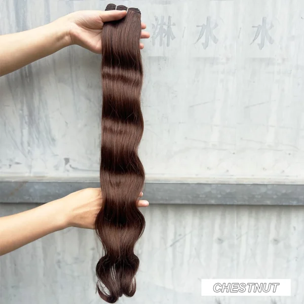 30Inches Colored M618 Ombre Highlight Piano Blond 27/613  Body Wave 200g Synthetic Hair Weave Bundles Soft Human-Like Extension - Image 27