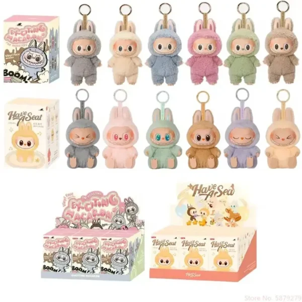 Labu macaroon vinyl face surprise blind box Labu macaroon 1st generation 2nd generation 3 with doll decoration. - Image 3