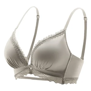 Girls Elegant Front-Closing Padded Bra Comfortable and Supportive Choice for Small Busts Enhancing Natural Beauty Underwears