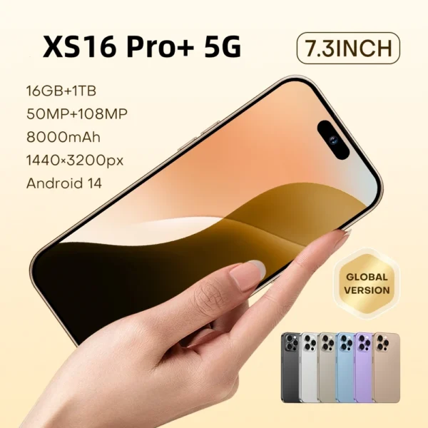 2025 High Quality OLED Display For XS16 Pro+ 7.3 Inch phones LcD Display Touch ScreenPanel Dynamic Touch Screen Global Version﻿ - Image 4