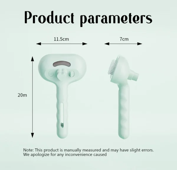 Dog Comb Pet Steam Massage Brush Safe Round Head Soft Teeth Spray Hair Removal Comb for Dog Universal for Cats Dogs Accessories - Image 28