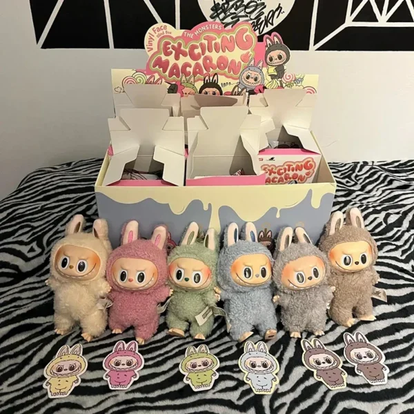 Labu macaroon vinyl face surprise blind box Labu macaroon 1st generation 2nd generation 3 with doll decoration. - Image 13