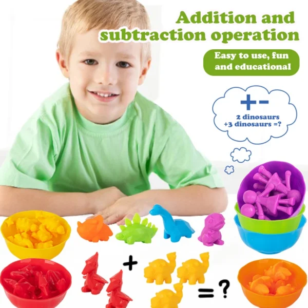 Animal series children's early education enlightenment counting toys teaching aids family cognitive classification toys - Image 3