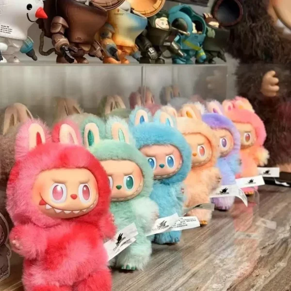 MINISO V3 Labubu Doll The Monsters High Quality Vinyl Face Toy Collect Desktop Cute Keychain Decoration Trendy Plush Doll Gifts - Image 2