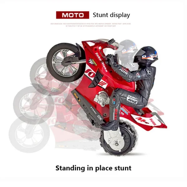 RC Motorcycle Kids Toy 2.4G Remote Control Motorcycle High Speed Racing Drift Stunt Car Toys for Boys Kids Toy Children Gifts - Image 3