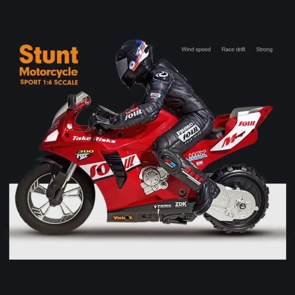 RC Motorcycle Kids Toy 2.4G Remote Control Motorcycle High Speed Racing Drift Stunt Car Toys for Boys Kids Toy Children Gifts - Image 2
