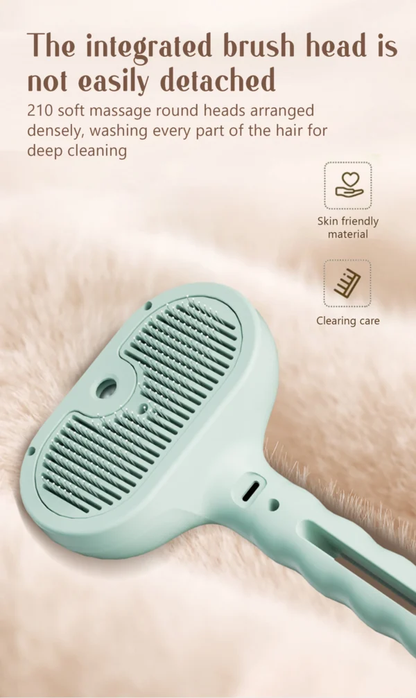 Dog Comb Pet Steam Massage Brush Safe Round Head Soft Teeth Spray Hair Removal Comb for Dog Universal for Cats Dogs Accessories - Image 20