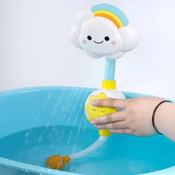 Kids Bath Toys Water Game for Kids Clouds Model Faucet Shower Water Spray Kids Toy Splashes Bathroom Sprinkler Kids Toy - Image 4