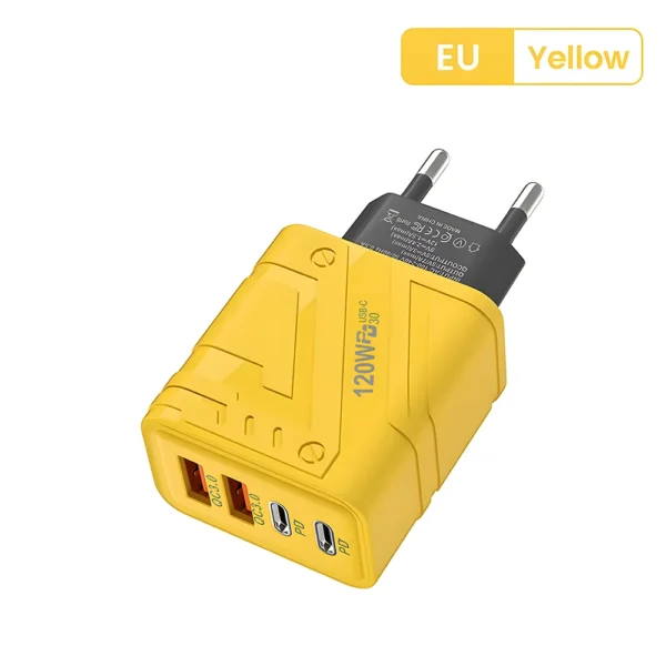 4 Ports USB C PD Charger Quick Charge 3.0 Type C USB Phone Chargers Fast Charging Adapter For iPhone 15 14 Samsung Xiaomi Huawei - Image 20
