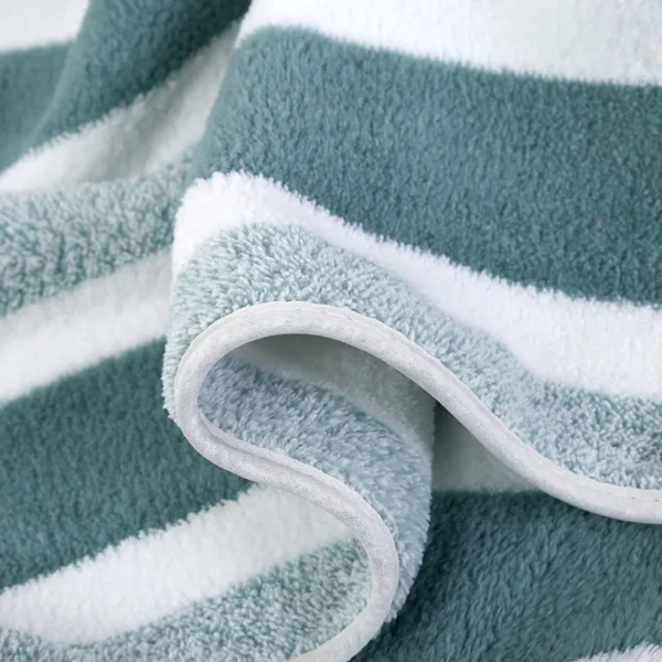 1 pcs Striped Face Towel 35x75cm For Bathroom Or Soft And Absorbent Quick-Drying Experience Microfiber Bath Towel 70x140cm - Image 14